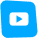 Icono de youtube en azul en la web de Zitu.