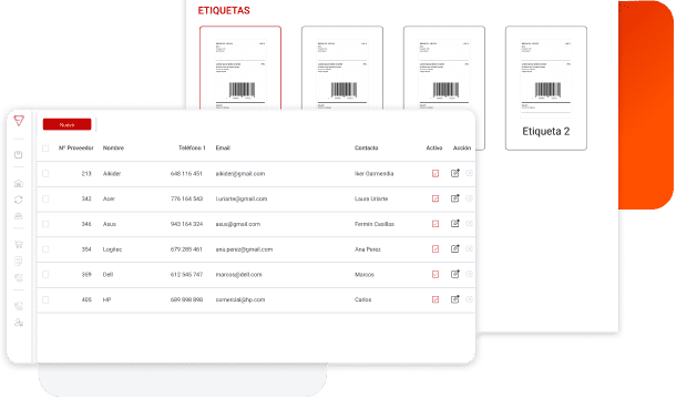 Gestion de compra y etiqueta
