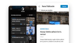 Encabezado de Aiora mostrando las funcionalidades clave para la gestión digital empresarial.
