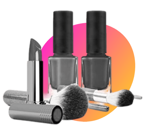 Productos de belleza de un centro de estetica.
