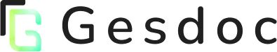 Imagen del Logo de Gesdoc en blanco.