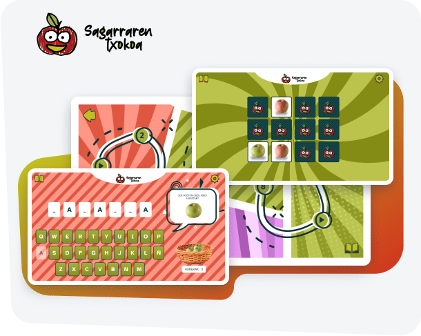 Sagarraren txokoa: juego para niños y jovenes