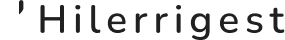 Logo de hilerrigest en blanco y negro