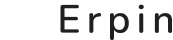 Logo de Erpin en blanco y negro