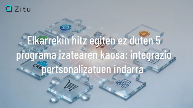 Elkarrekin hitz egiten ez duten 5 programa izatearen kaosa: integrazio pertsonalizatuen indarra