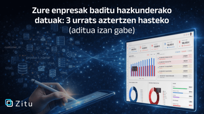Zure enpresak baditu hazkunderako datuak: 3 urrats aztertzen hasteko (aditua izan gabe)