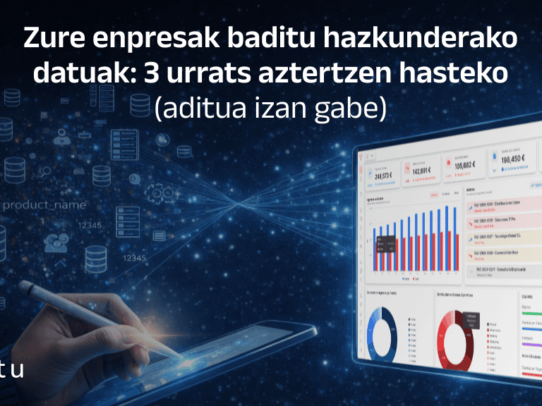 Zure enpresak baditu hazkunderako datuak: 3 urrats aztertzen hasteko (aditua izan gabe)
